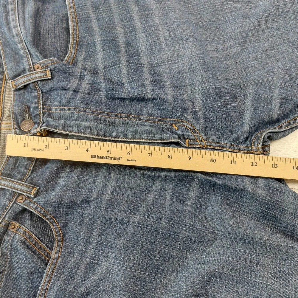 Levi's‎ 505 Jeans Regular Fit Mens W38x25 Dark Wash Denim Straight Leg